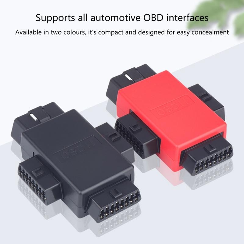 1 To 3 OBD Cable Splitter Converter Adapter for OBD2 Full 16Pin Male To 3 Female