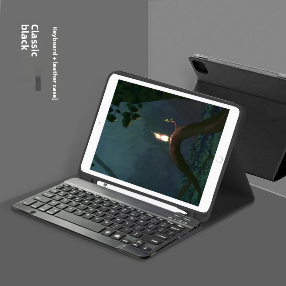 Bluetooth Keyboard Cover Set for iPad Pro 11 2021 with Apple Pencil Slot 10.5 12.9 Protective Case