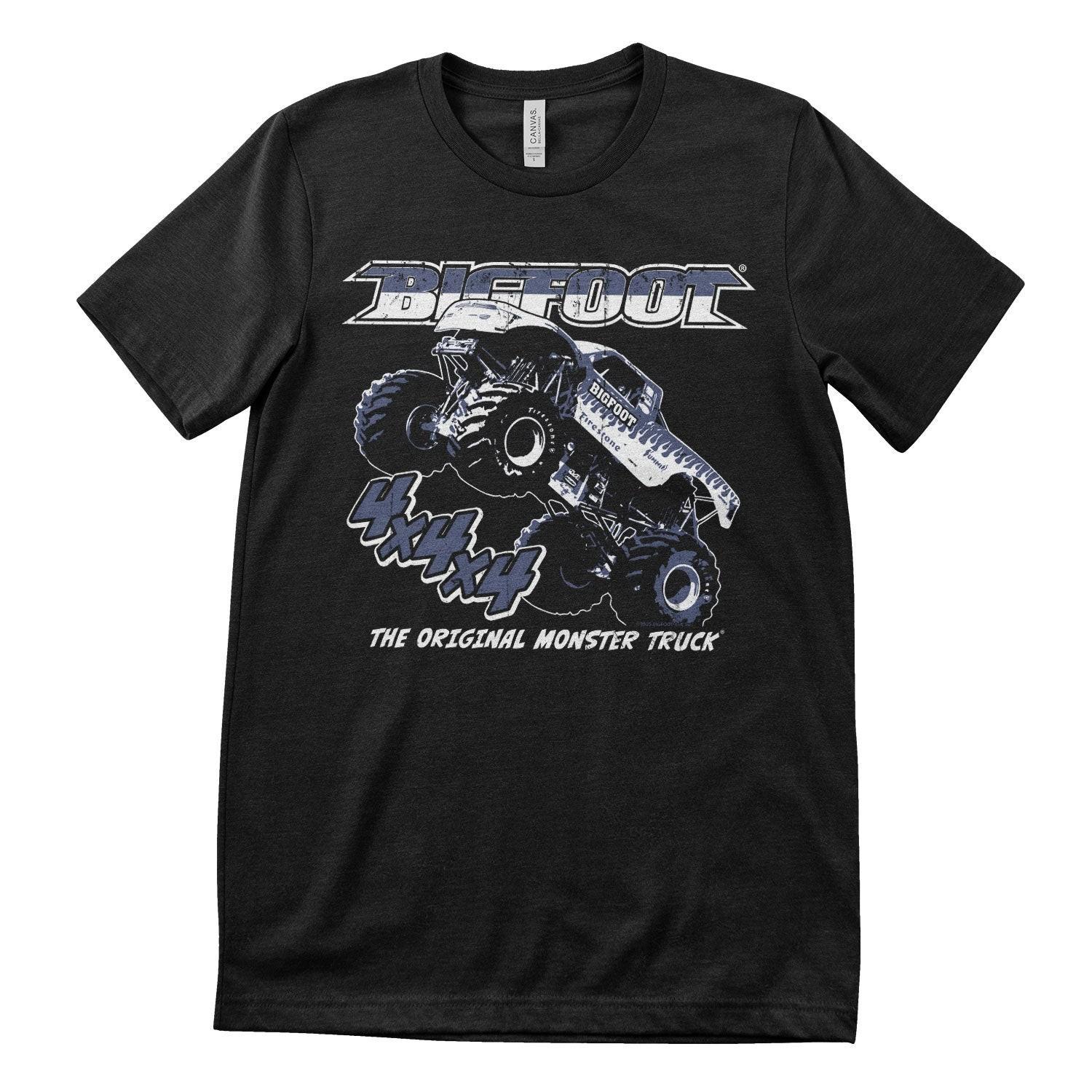 BIGFOOT Monster Truck Officially Licensed Men s T-Shirt 4x4x4- S