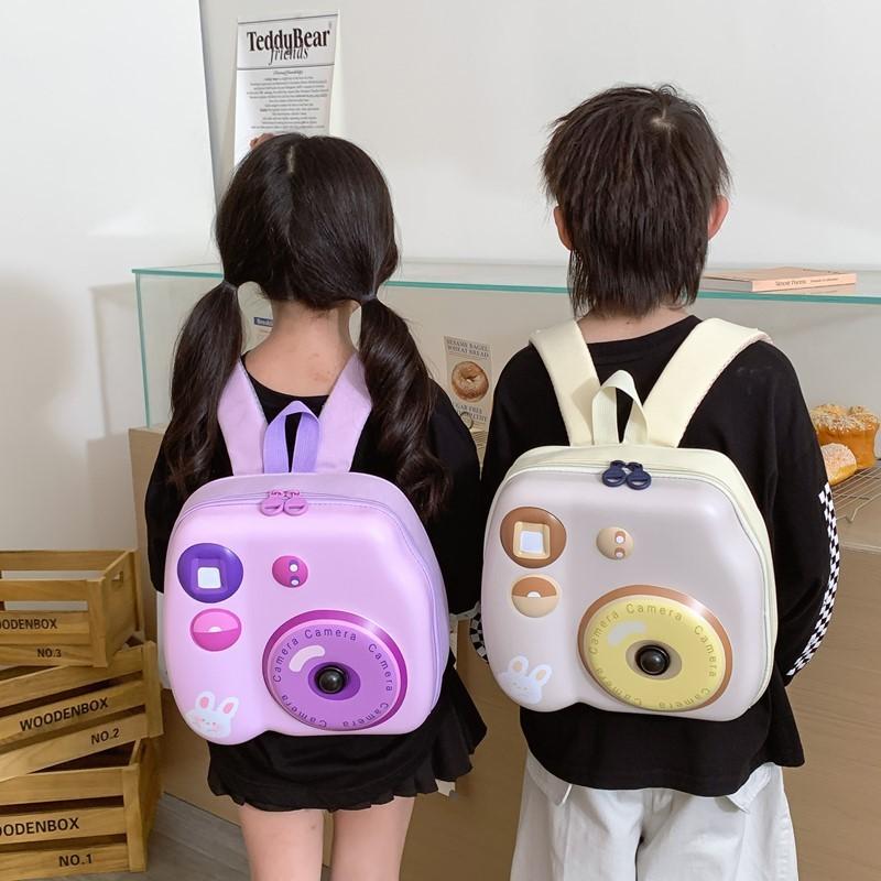 Eva Kinder Schulrucksack mit 3D-Kamera-Form-Design für Kleinkinder und Vorschulkinder