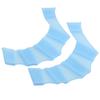 1 Pair Swimming Handcuffs Flippers Silicone Swimming Finger Webbed Gloves Swim Palm FingerBlue M