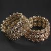 Ovaal Veelzijdig Diamant Sieraden Rond Volledig Diamant Armband Kristal Elastisch Handgemaakt 8-Vorm Armband Dames