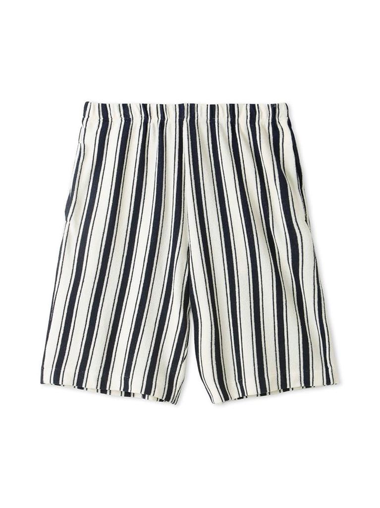Gelato Pique HOMME Striped Pile Shorts PMCP242907 NVY Men's
