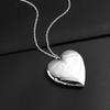 Heart Shaped Locket Pendant Necklace for Women Love Heart Shaped Photo Necklace That Can Hold Picture Jewelry Gifts