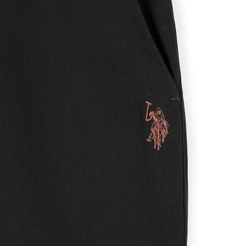 USPOLOASSN Lightly Brushed Chino Pants_Black