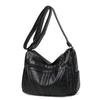 Women Crossbody Bag Large Capacity Korean Shoulder Bag Mini Square Bag Minimalist Embroidered Mom Bag Casual Bag