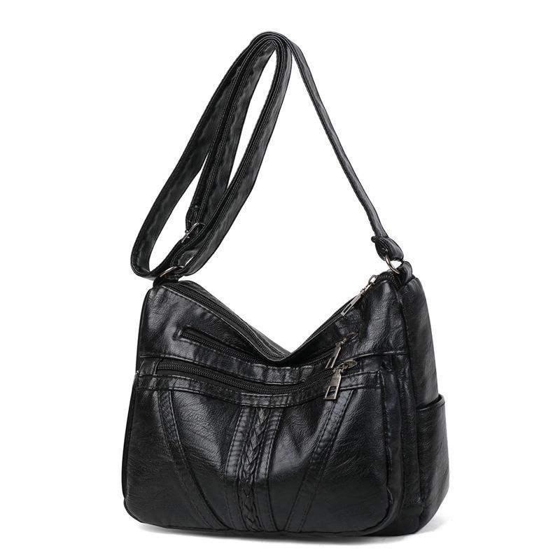 Women Crossbody Bag Large Capacity Korean Shoulder Bag Mini Square Bag Minimalist Embroidered Mom Bag Casual Bag