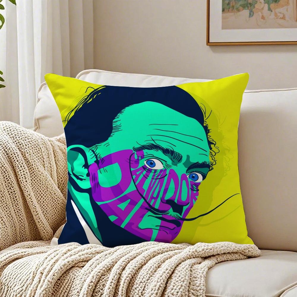 Surreal Spanish Art Salvador DDali Cushion Cover Pillowcase Antidustmite living Room Sofa Decor Cushion Room