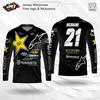 Motocross Jersey Unisex Rockstar Husqvarna Custom Name Number