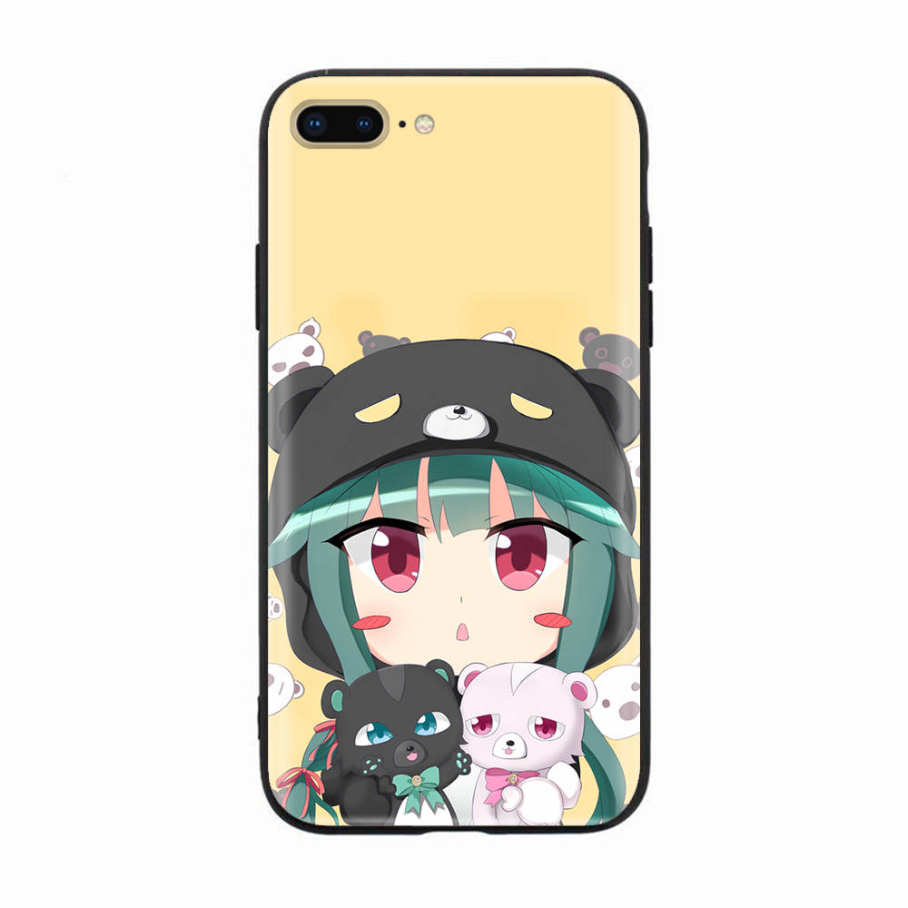 

Черный чехол для Xiaomi Redmi 13C Note 9 iPhone XR 7 8 14 15 11 12 13 X XS Pro Max Samsung A25 S23 S24 FE Ultra Plus Kuma Bear Samsung A42 5G бездна