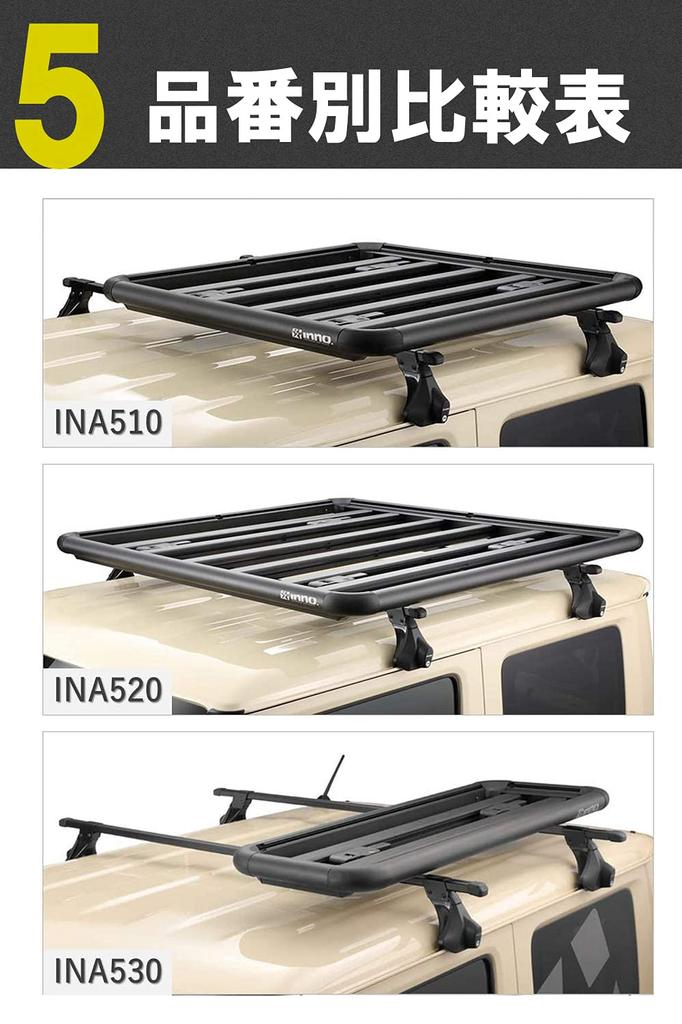 CARMATE Roof Carrier Inno Roof Rack Roof Deck 140cm Width Roof Carrier Bag INA520