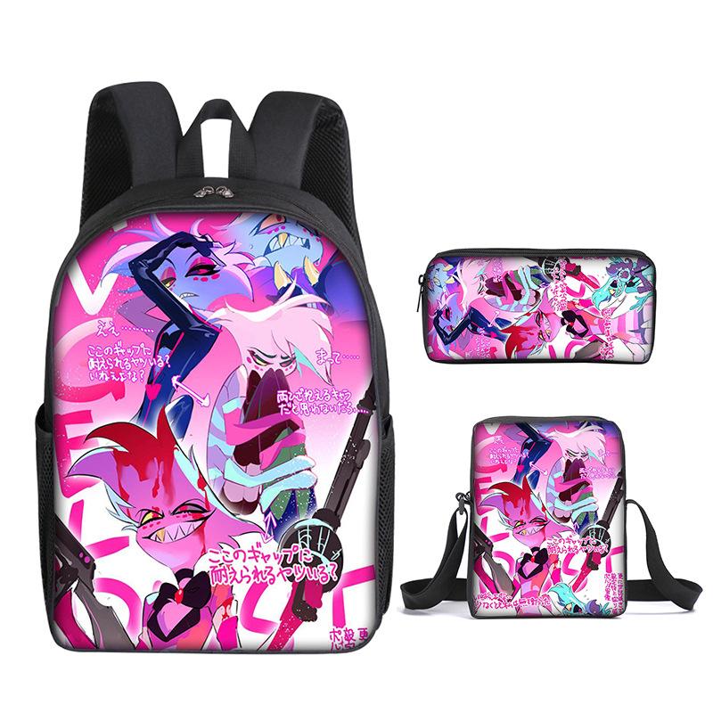 Iconique Distinctif Cool Sacs à dos pour ordinateur portable Trèfle porte-bonheur Sacs d'école pour élèves Sacs à dos pour ordinateur portable Motif 3D Oxford Résistant à l'eau pour garçons/filles