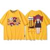 2026 New Anime Kasane Teto Cosplay Printed Short Sleeves TShirt Casual Tee Fashion Shirts Versatile in Summer Birthday Gifts