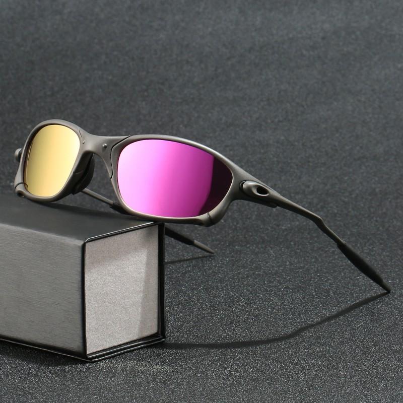 Unisex Oval Full Frame Polarized Sunglasses Outdoor Cycling Fishing Sports
