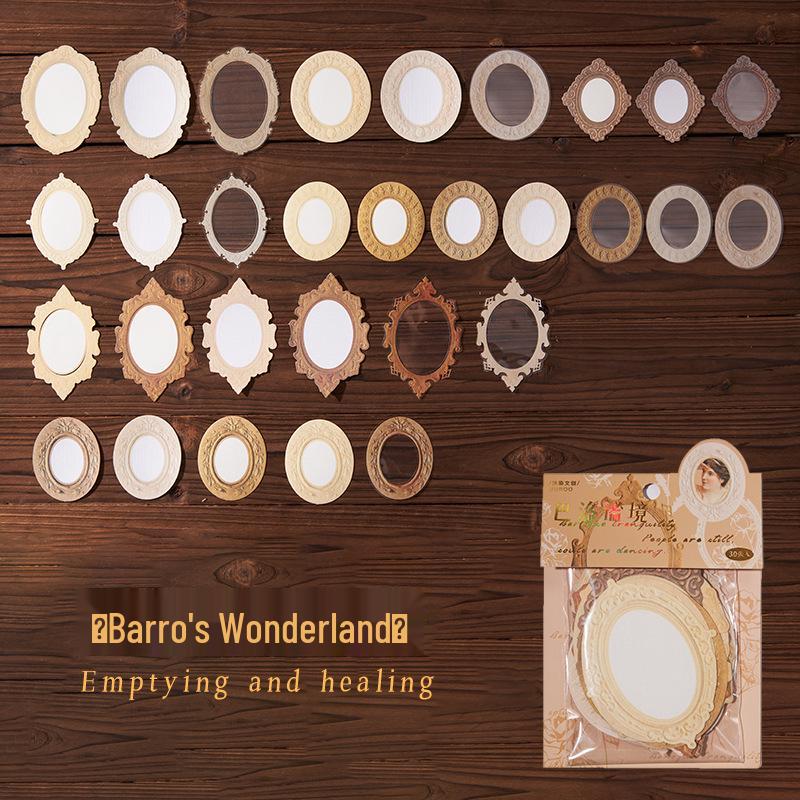 

Mu Ran Retro Sticker Pack: Time Treasury Tearable Journal Scenery Base Paper (30 Sheets)
