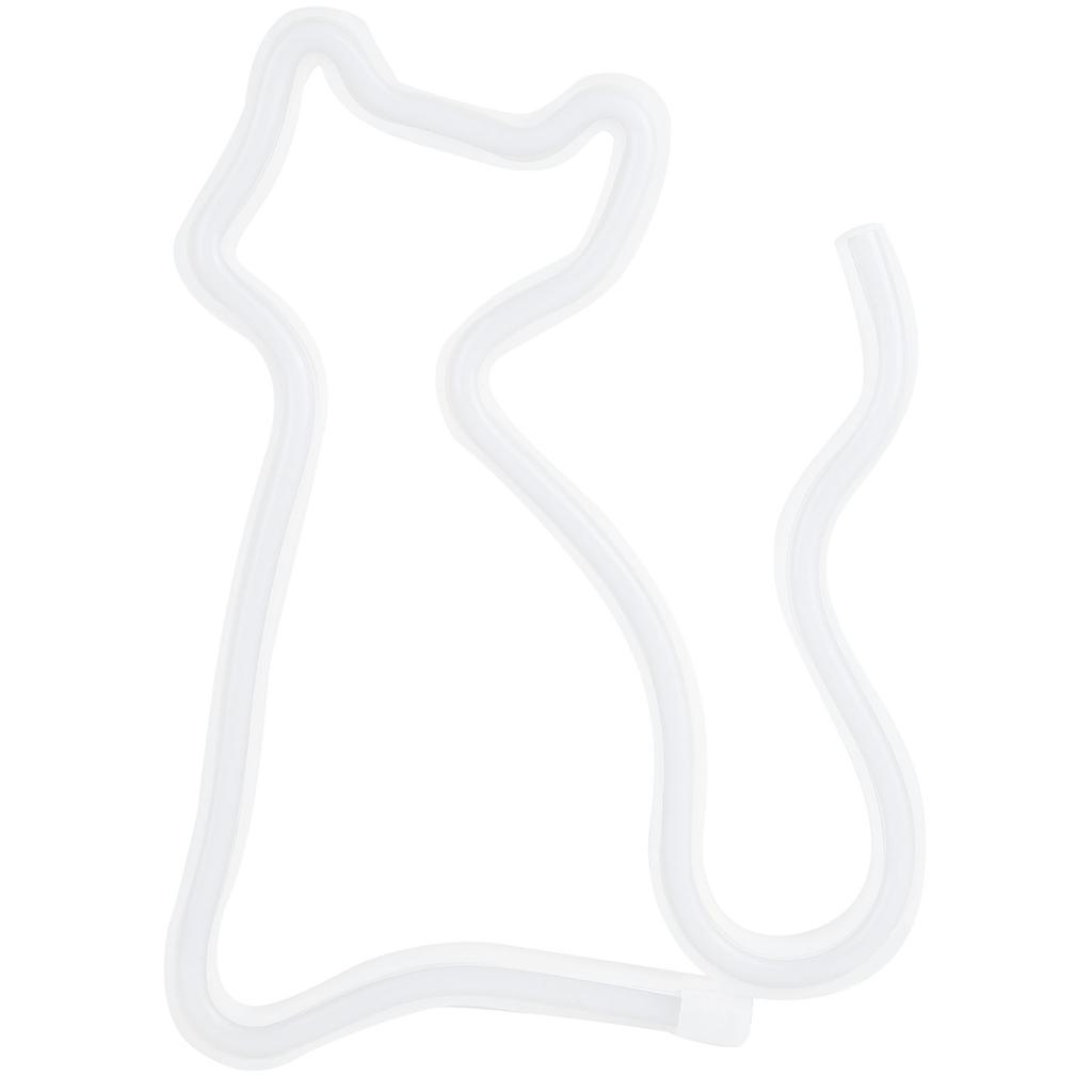 Cat Shape Neon Light Innovative Decorative Night Light for Home Party Bar Dormitory Decoration