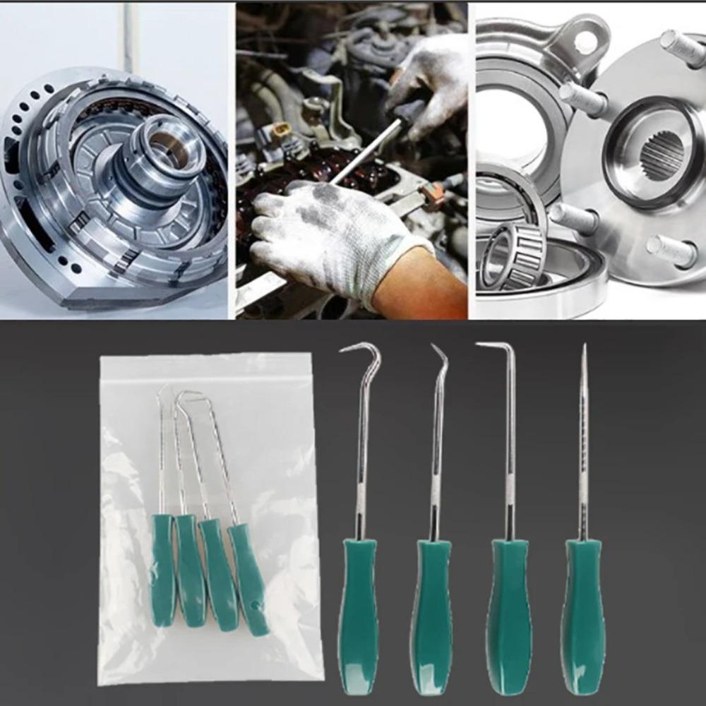 New 4Pcs/SET Car Auto Vehicle Oil Seal Screwdrivers Set O-Ring Seal Gasket Puller Remover Pick Hooks Repair Tools For Car