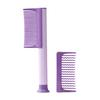 Detachable Hair Comb with Replaceable Wavy/Straight Teeth Suction Cup Anti-static Professional Men Women Hair Styling Detangling Comb