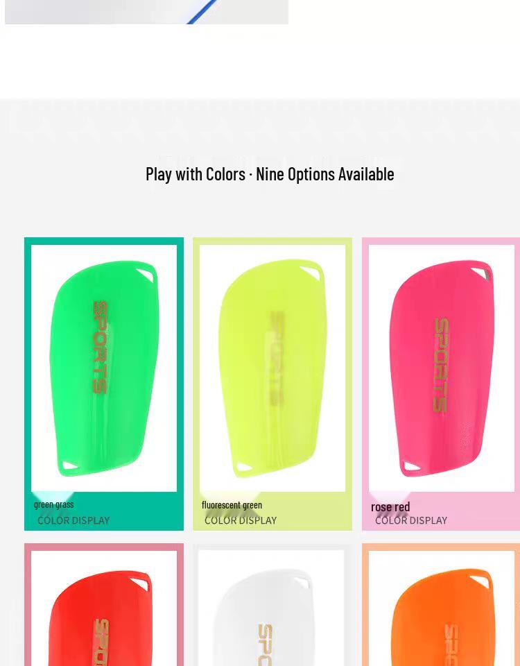 Professional Football Shin Guards - Competition & Training Protective Gear for Calf and Tibia