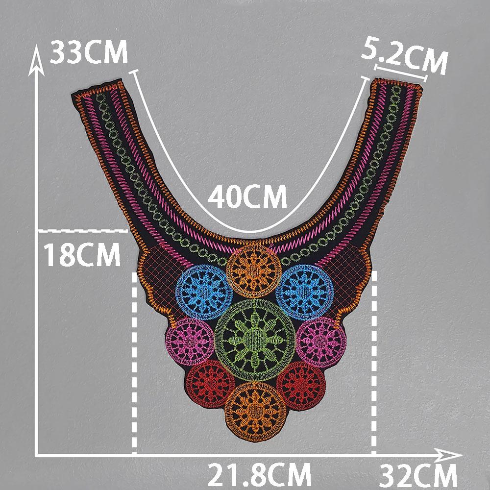 Sewing Diy Lace Ethnic Style Miao Embroidery Clothing Apparel Accessories Performance Costume Accessories Lace Embroidery Embroidery