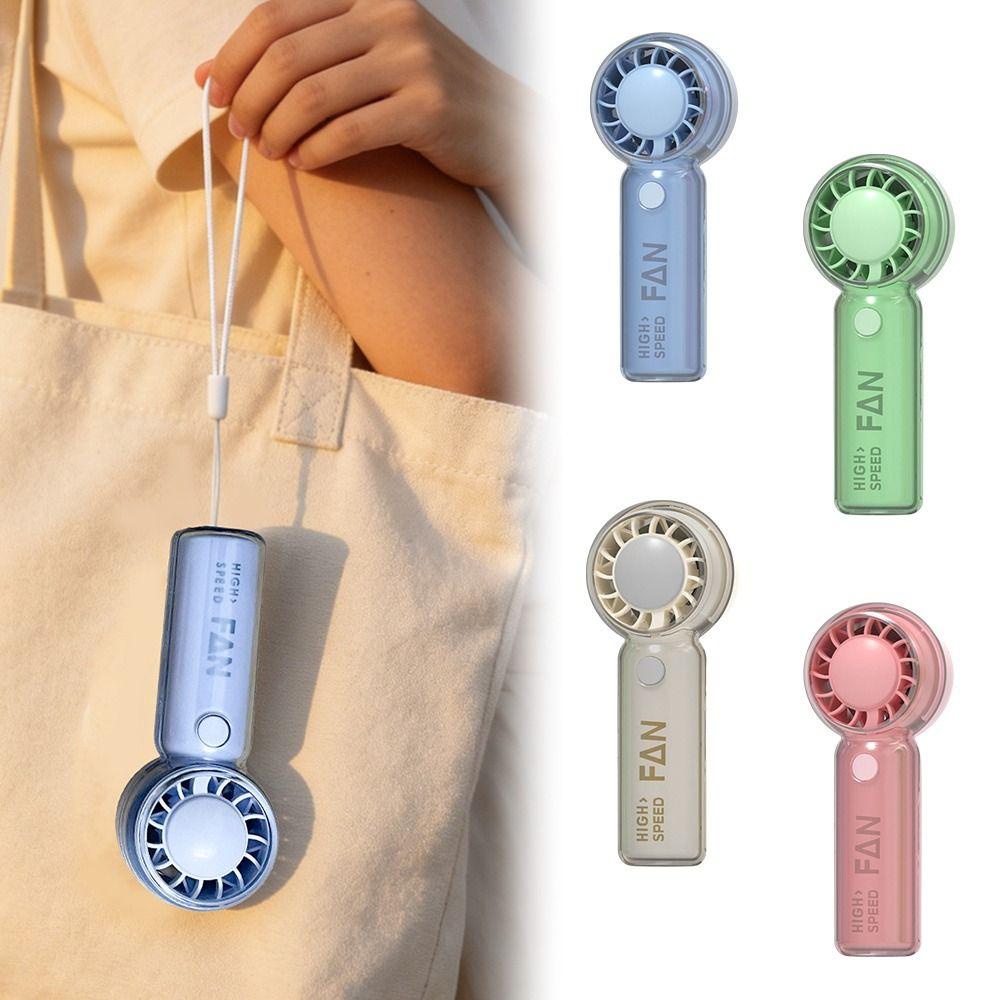 USB Rechargeable Mini Handheld Fan Powerful Wind Cooling and Ice Pack Fan Turbo Fan  Travel