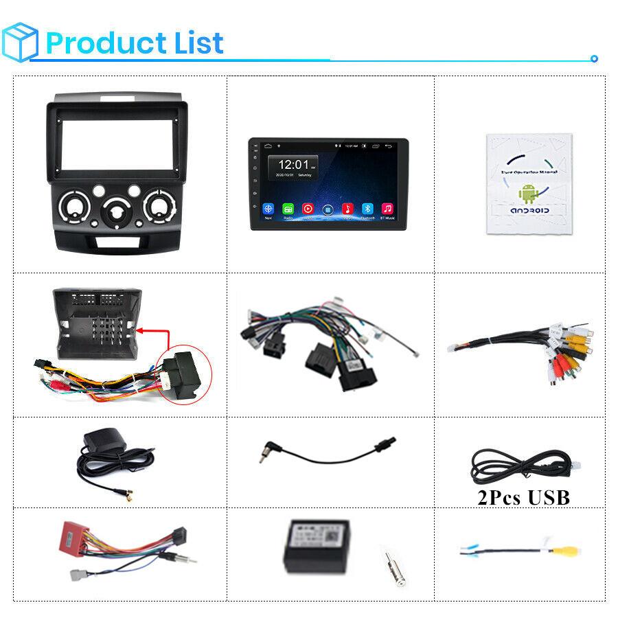 For Ford Ranger navigation all-in-one machine 06-11-9 inch high configuration