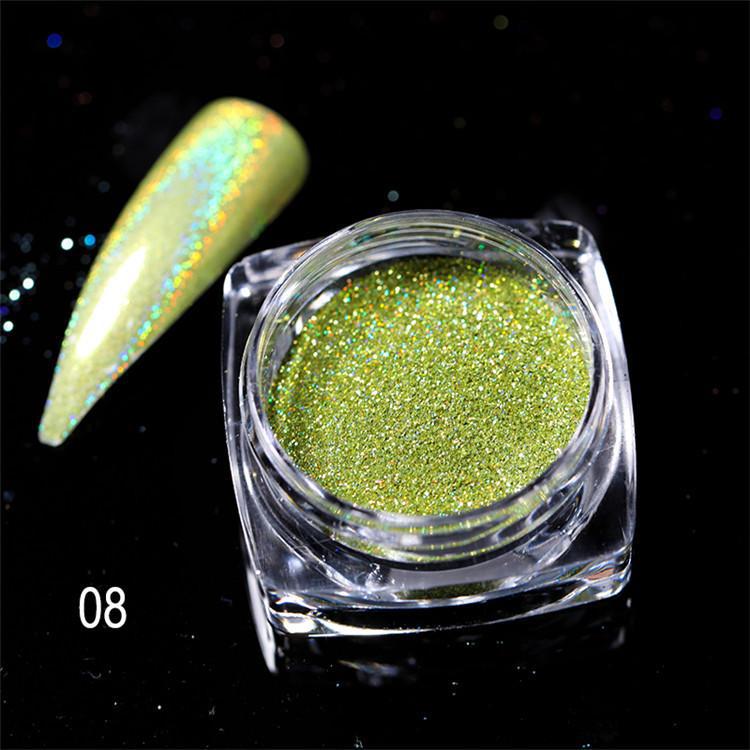Fantasy Laser Nail Art Glitter: Classic Magic Mirror Powder