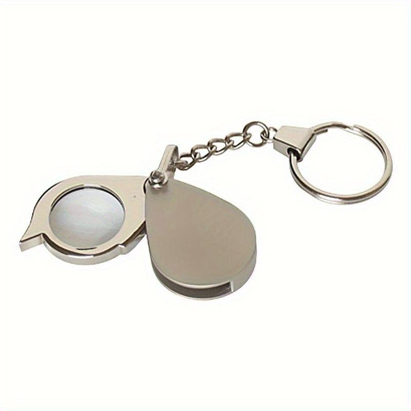 

1PC Portable Folding Magnifying Glass, 10x Magnification - Sturdy and Durable Compact Lightweight Design