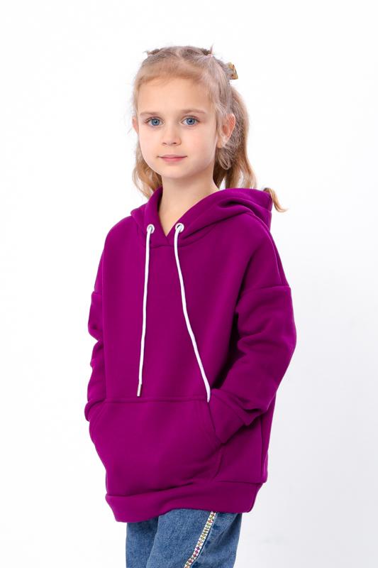 Hoodie (girls) – Solid Color, Fleece-Lined, Casual & Warm, Winter, 6394-025-5 HC