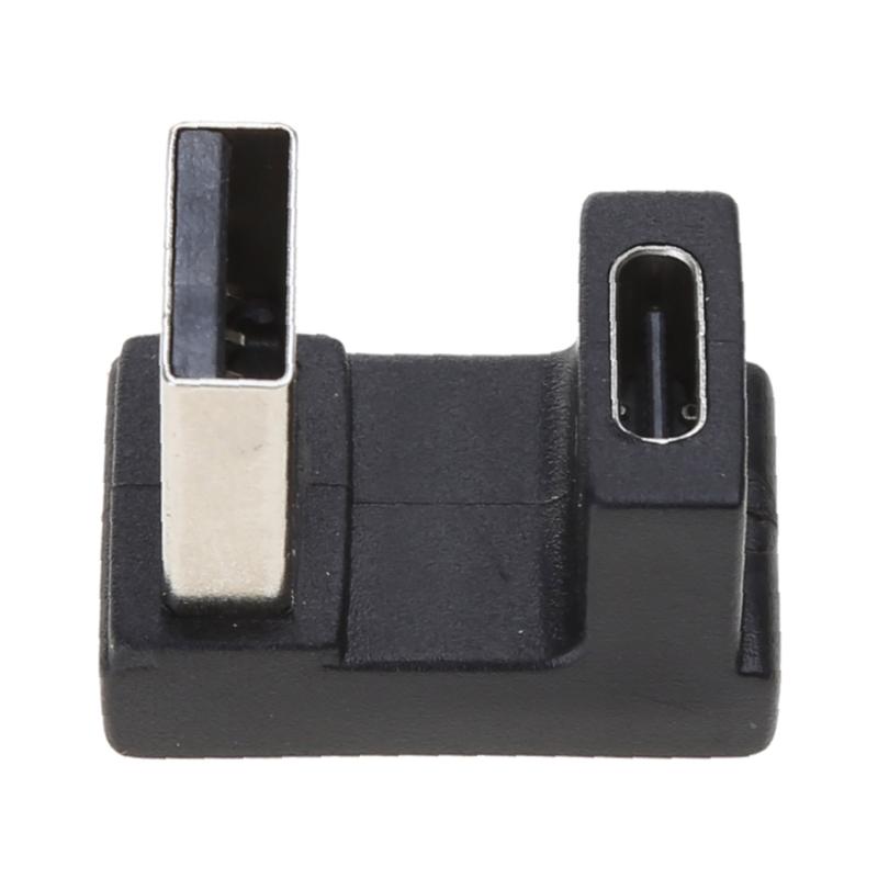 Konvertor USB C samice na USB 3.0 samec 10 Gbps USB C na USB 3.0 úhlový 90 stupňů pro prodlužovací konektor USB C