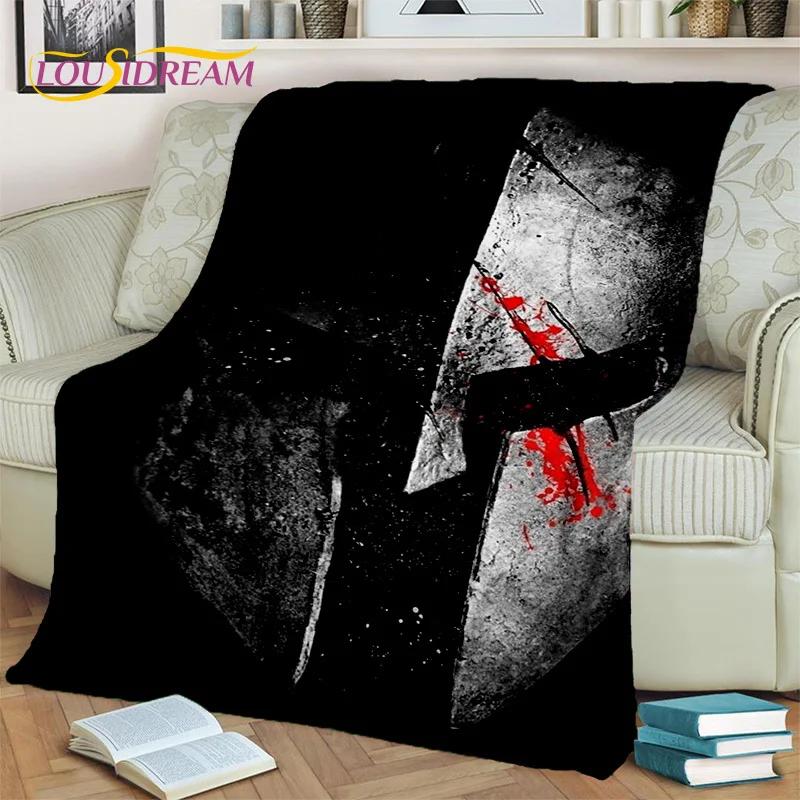 Cartoon Templar Cavalier Knight Crusaders Blanket,Soft Throw Blanket for Home Bedroom Bed Sofa Picnic Travel Office Blanket Kids