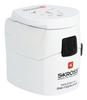 Adaptateur universel - skross - pro world 2 - blanc - compact et pratique