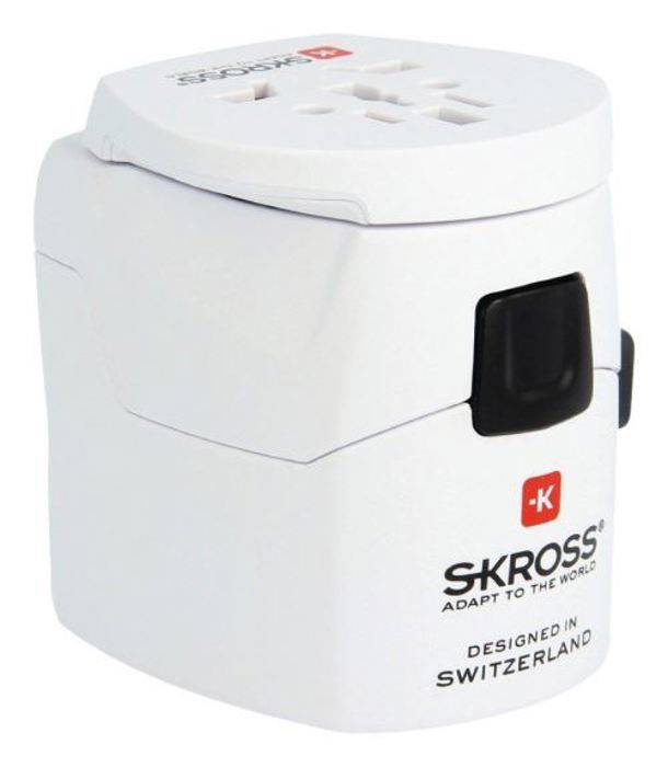 Adaptateur universel - skross - pro world 2 - blanc - compact et pratique