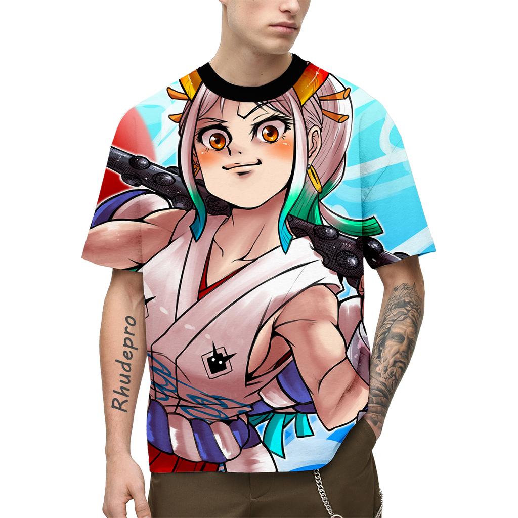 Roronoa Zoro Anime One Piece Men's T-shirt Children's Streetwear Trend Clothing Tops Short Sleeve 6XL