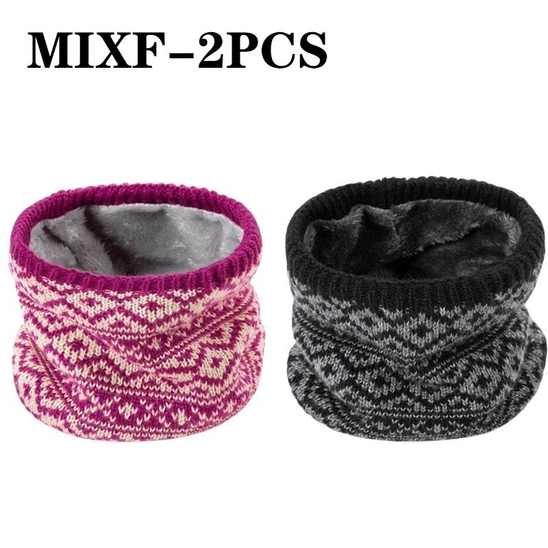 Fashion Soft Knitted Neck Warmer Sports Scarf for Women Men Face Cover Winter Running Skating Hiking Cold-Proof Thick Collar