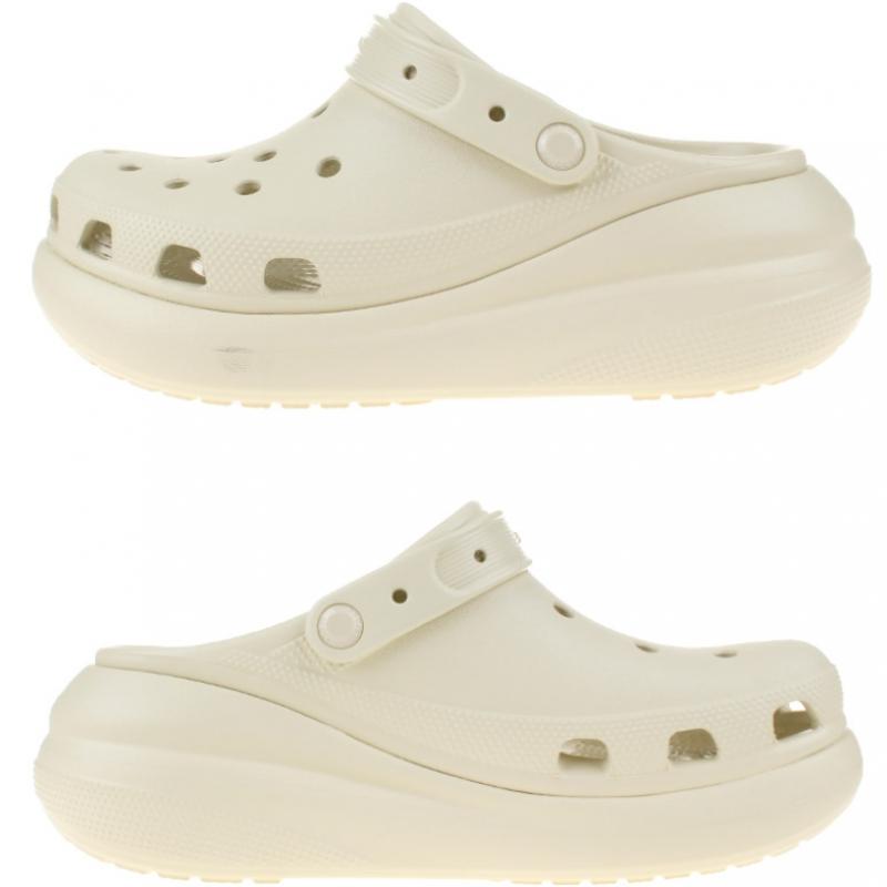 Crocs Crocs Unisex Classic Crush Clog 207521 2y2 Bone