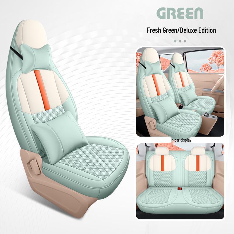 Geely Panda Mini Special Car Full Surround Leather Cartoon Seat Cushion Cover