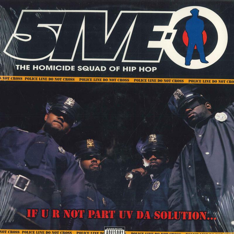

LP Record 5IVE-O - If U R Not Part Uv Da Solution... WRA8129 WRAP 1994 US Rap & Hip-Hop/R&B