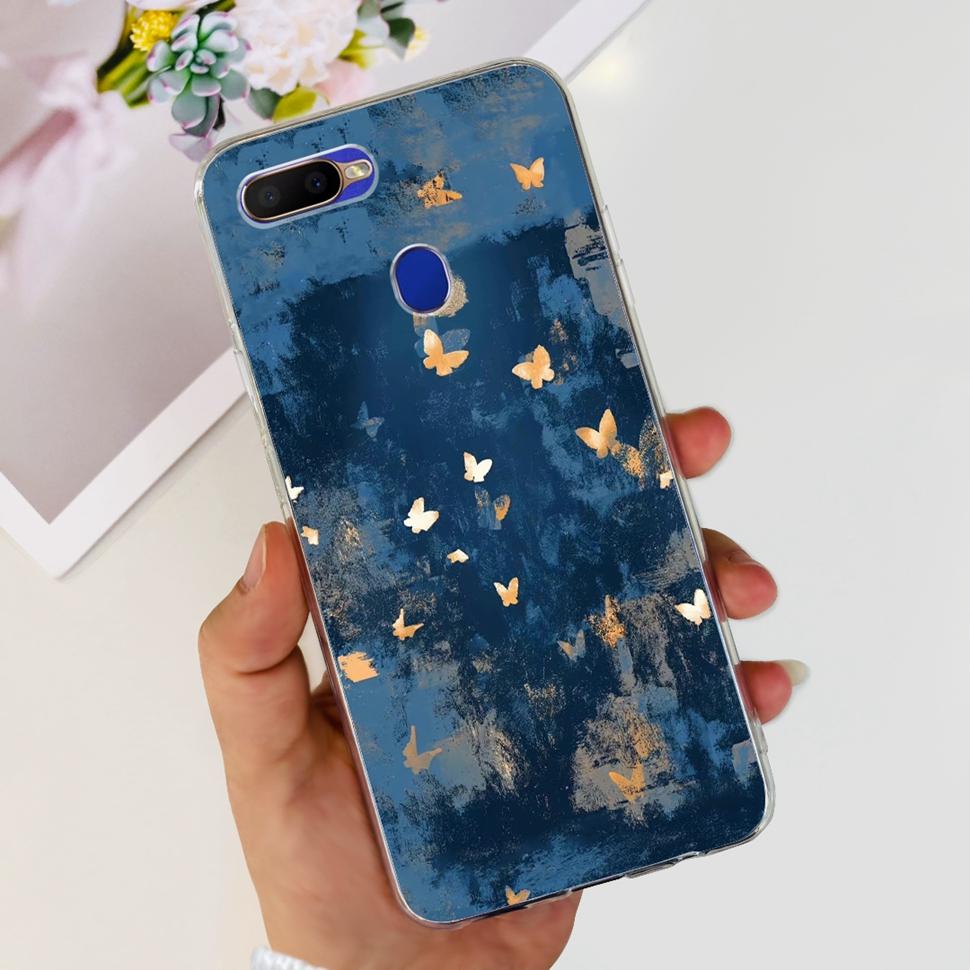 Silikon-Handyhülle für OPPO A5S Hülle AX5s CPH1909 Weiche TPU-Rückseite Für Oppo A7 AX7 CPH1901 CPH1903 Hüllen Capa Coque Fundas