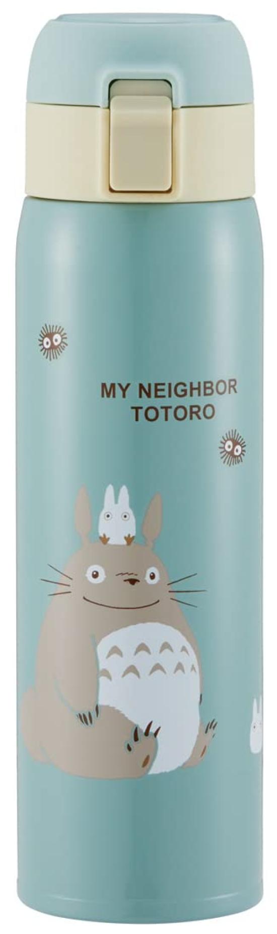 

Skater My Neighbor Totoro Studio Ghibli 480ml Stainless Steel Water Bottle with Straw, One-Touch Opening, STOT5ST-A
