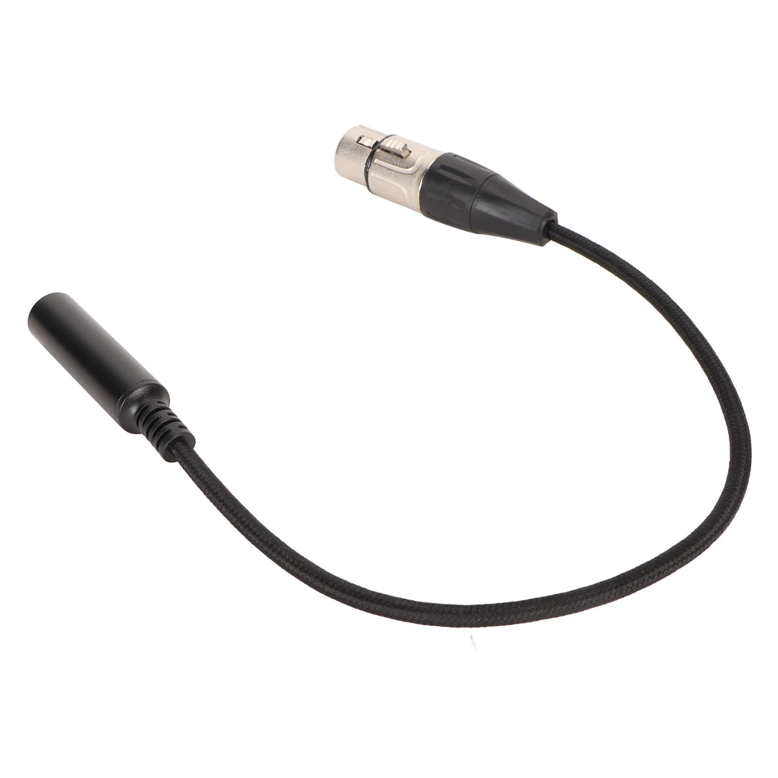 

6,5 мм 14 дюймов Кабель-адаптер «мама» к XLR «мама» Балансный микрофонный кабель Четверть дюйма TS к XLR