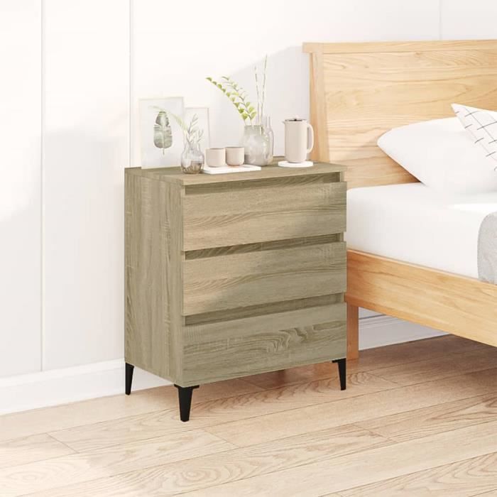 823051 vidaXL Buffet Sonoma Oak 60x35x70 Cm Engineered Wood