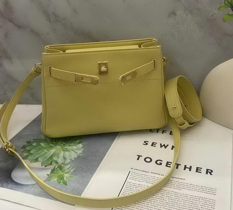 2025 New Genuine Leather Women's Bag Head Layer Leather Bucket Bag Tote Bag Single Shoulder Underarm Small Bag Cross Border