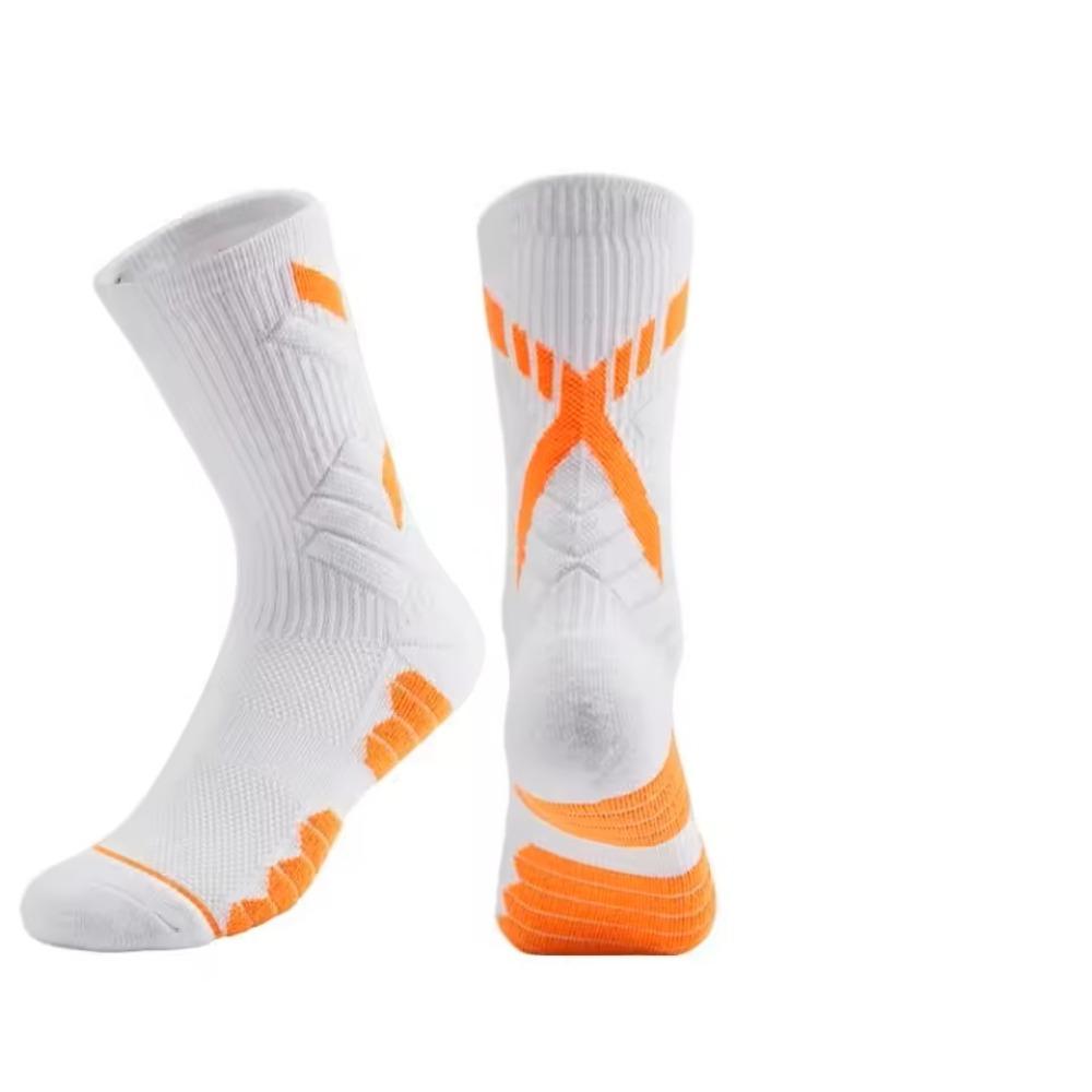 Middle Tube Sport Socks Non Slip Running Stocking High Quality Basketball Socks Men