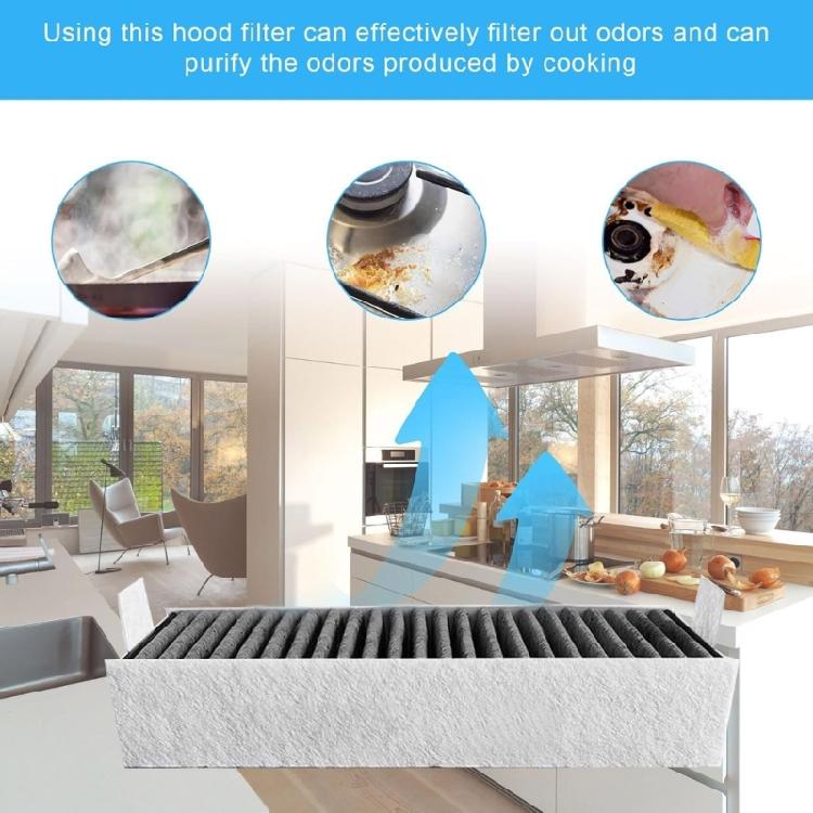 4PCS Filtro de Malha para Coifa de Exaustão Substituição Ventilação Filtro para Exaustor de Cozinha Filtros para Coifa Ventilação Textura Plástica Filtro de Gordura