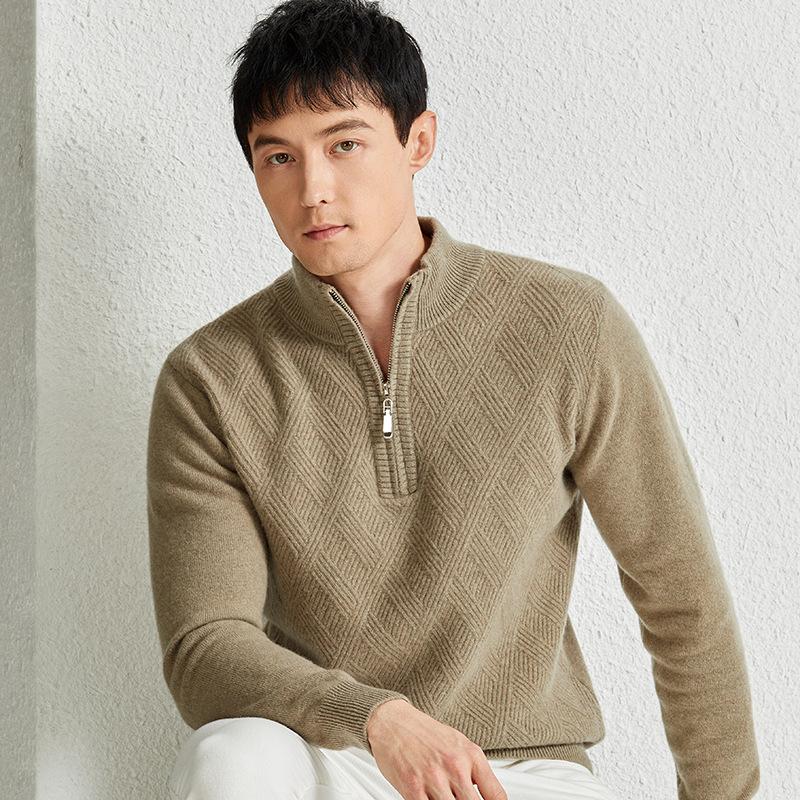 100% Woolen Sweater Keep Warm Men Winter Pullovers Long Sleeve Sweaters