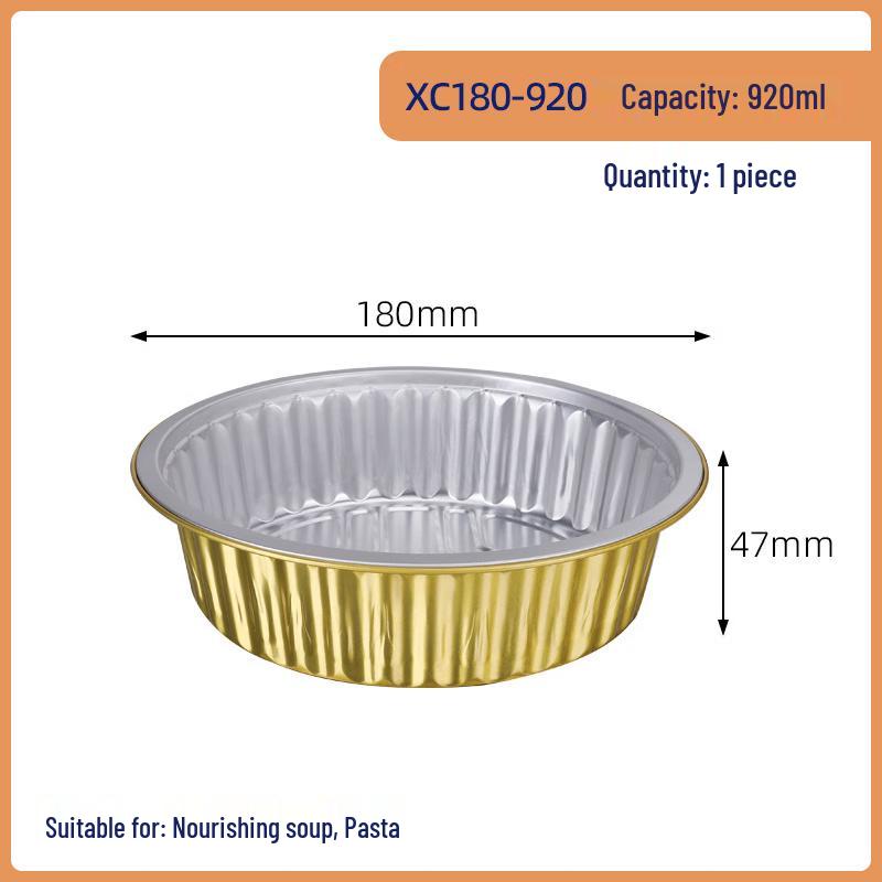 

COFLYEE Disposable Aluminum Foil Food Containers