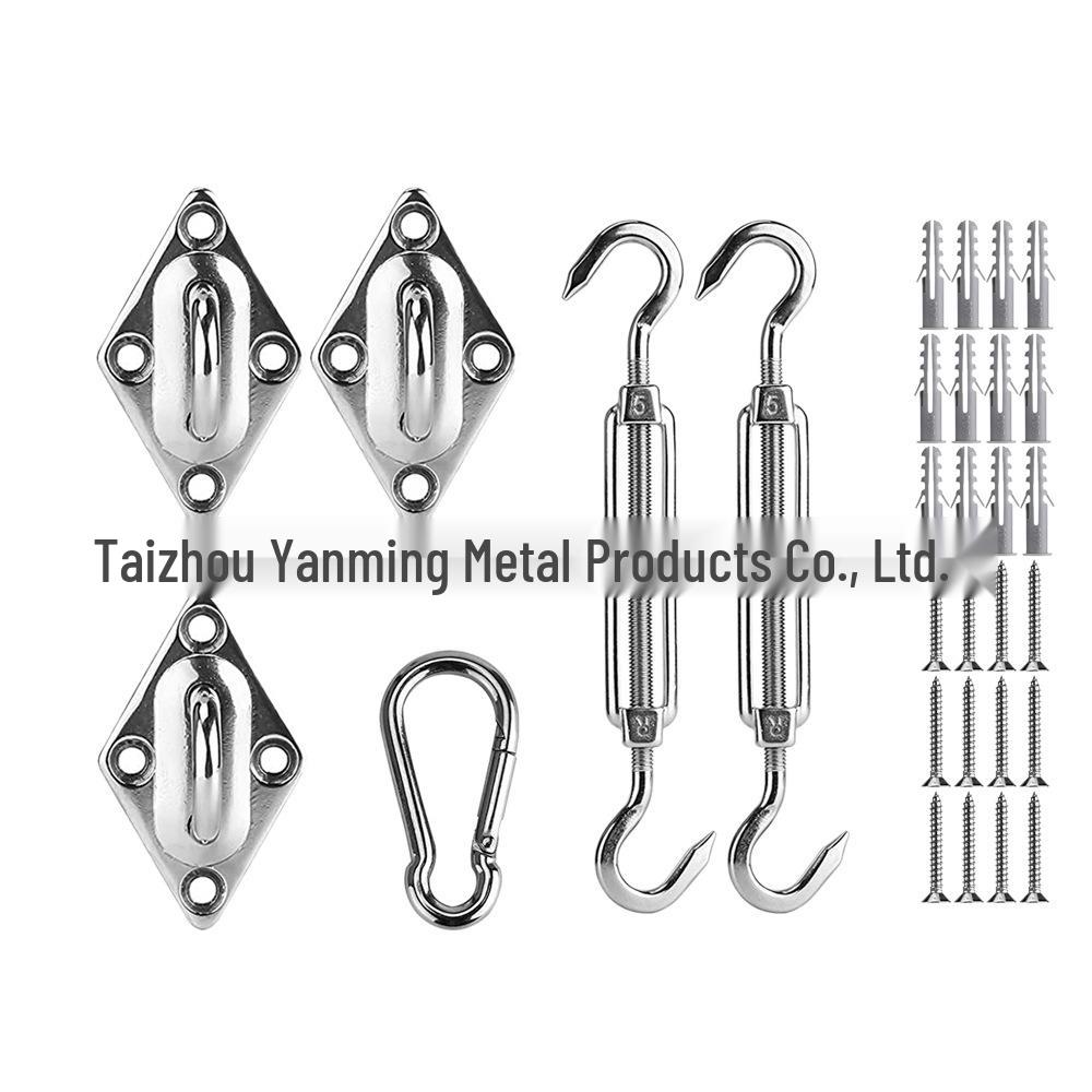 304 Stainless Steel Sunshade Sail Accessories: Diamond Buckle Tensioner