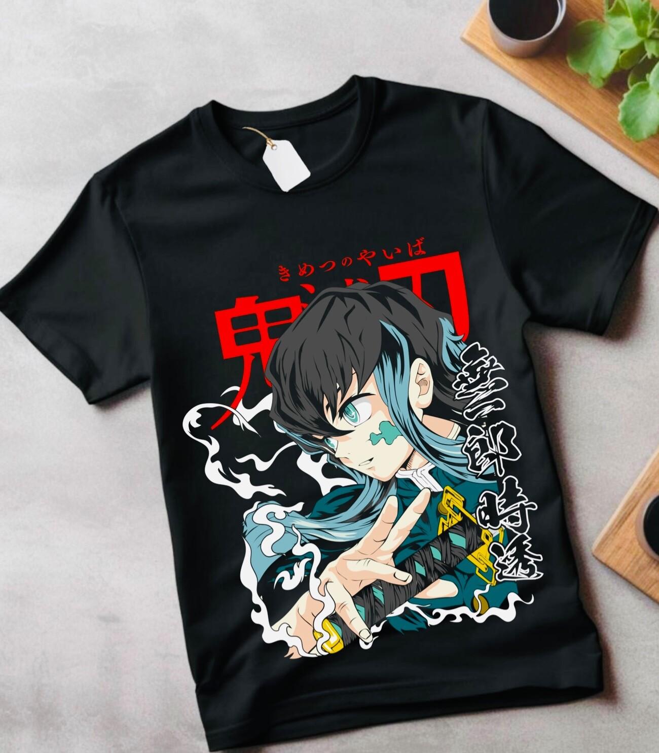 

Tanjiro Demon Slayer T-Shirt Mens Womens Tees Top Kimetsu No Yaiba Horror Anime Nezuko Shirt All Size 4XL