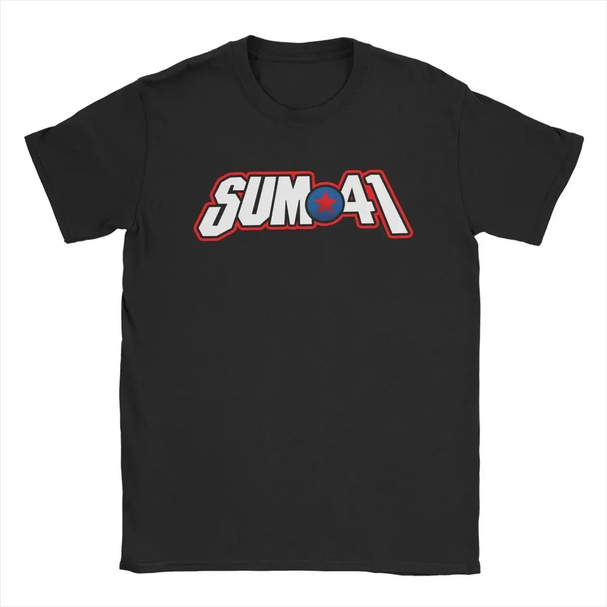

2025 new model Band T-shirt Sum 41 Unisex s T Shirts SUM41 PunkTees Short Sleeve O Neck T-Shirt 100% Cotton Birthday Present Clothe S